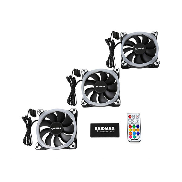 فن کیس ریدمکس مدل NV-R120FBR3 بسته سه عددی