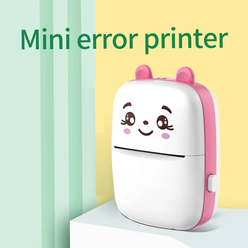 پرینتر لیبل زن ناب سل مدل پرتابل کد PIN01 به همراه سه عدد رول کاغذی