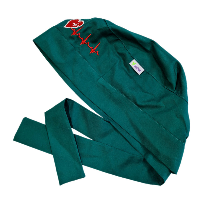 کلاه جراحی طرح نوار قلب