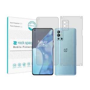 Rockspace transparent screen protector HyGEL model suitable for OnePlus 9R mobile phone with back protector