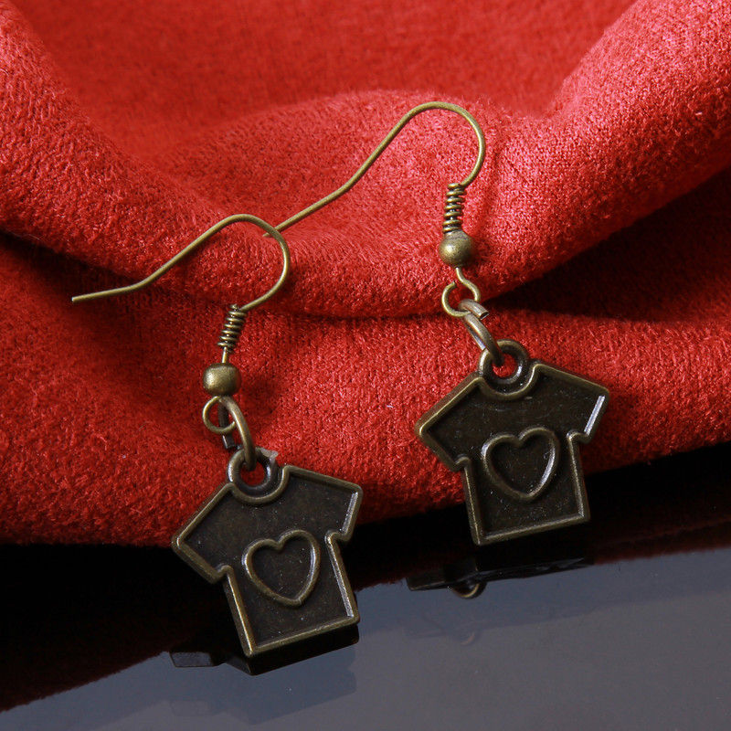 گوشواره دخترانه مدل فلزی فانتزی کد GZN_104