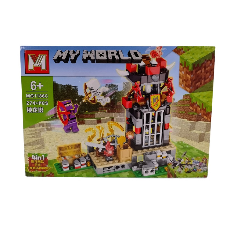 ساختنی مدل ماینکرافت طرح MY WORLD کد 1186C