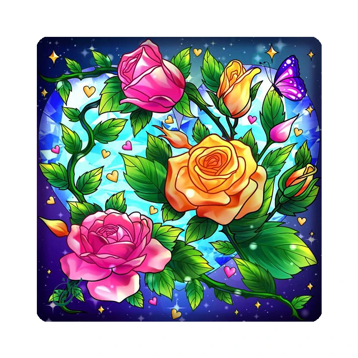 کاشی مبین ایده مدل گل kh10 کد 580
