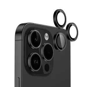 محافظ لنز دوربین گوف مدل Ring Metal مناسب برای گوشی موبایل اپل iPhone 15 Pro Max
