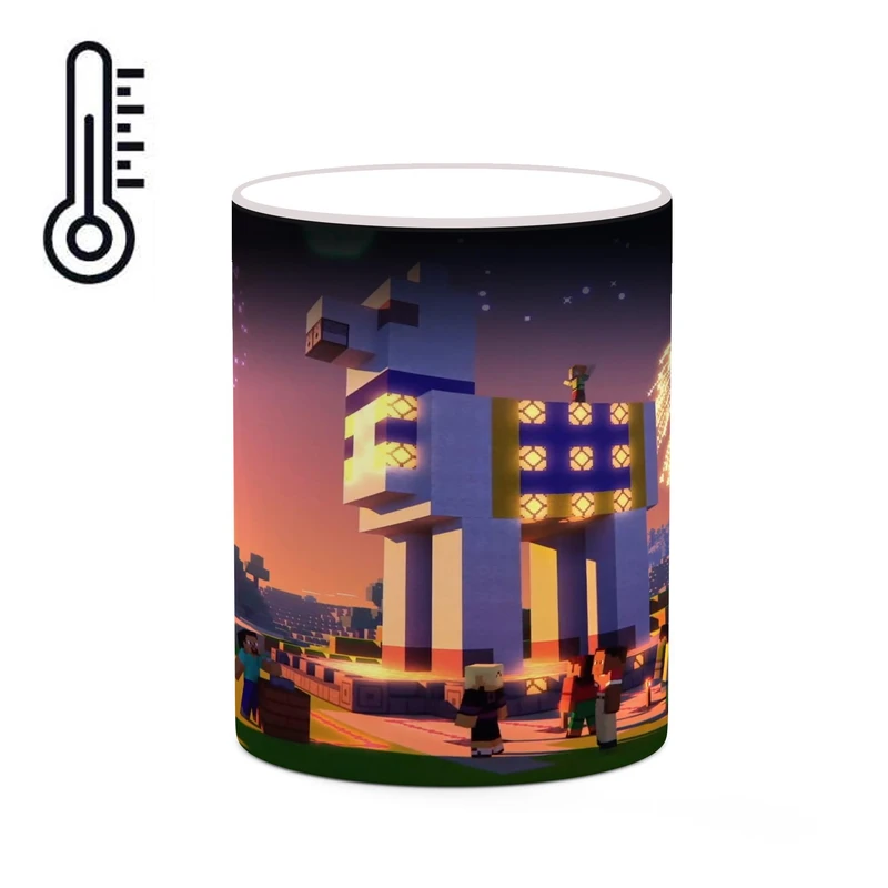 ماگ حرارتی کاکتی طرح ماینکرافت minecraft مدل mgh41438