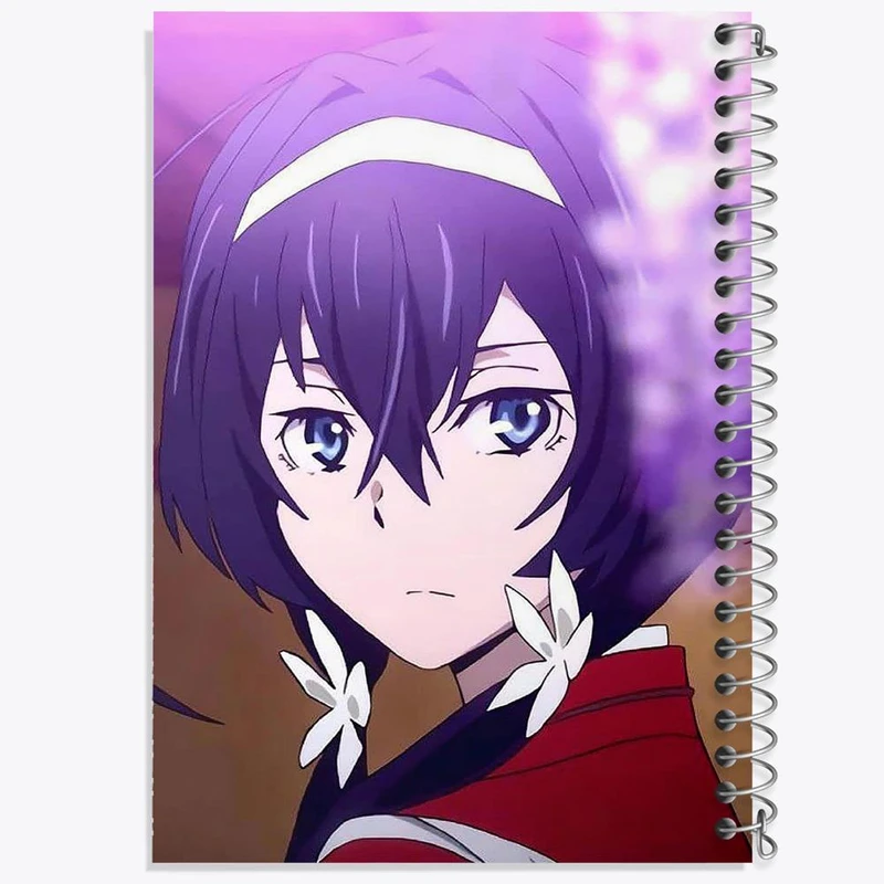 دفتر مشق 50 برگ خندالو مدل کیوکا ایزومی انیمه سگ های ولگرد بانگو کد 15652