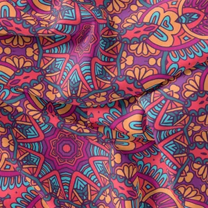 پارچه ملحفه پارچه باما مدل مخمل طرح هنری کد 5011356