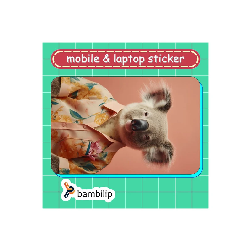 استیکر بامبیلیپ مدل کارت عابر طرح کوالا خوشتیپ کد 8211316