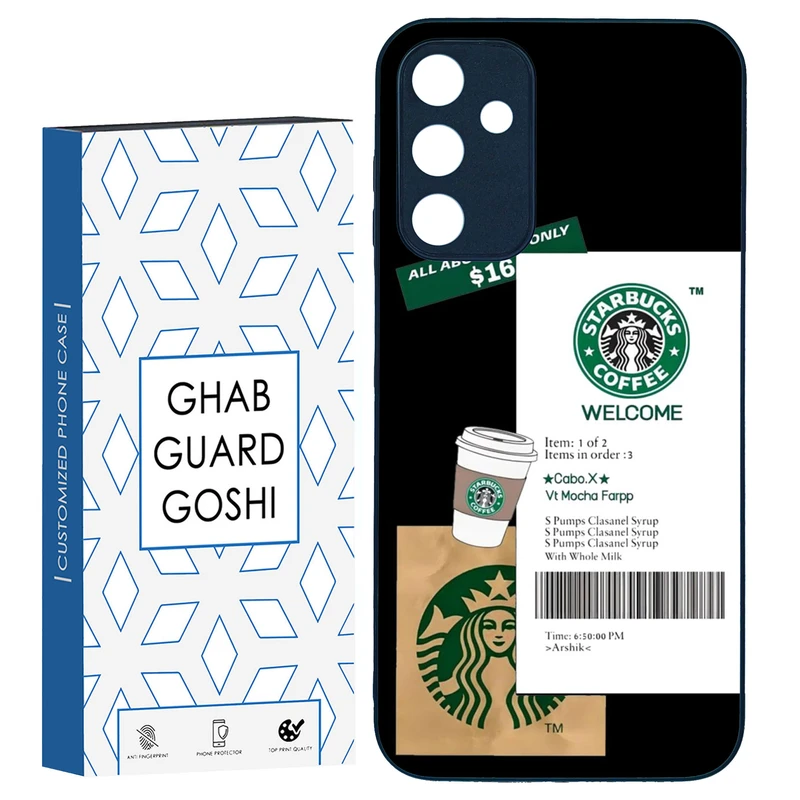 کاور قاب گارد گوشی طرح استارباکس کد TPU-071 مناسب برای گوشی موبایل سامسونگ GALAXY A15