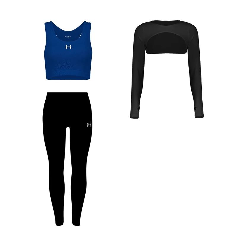 ست 3 تکه لباس ورزشی زنانه مدل 4101-1801-70