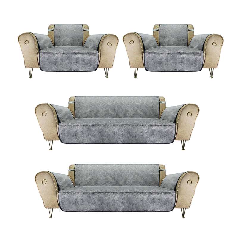 کاور مبلمان 8 نفره چینش مدل FDY3Layer مجموعه 4 عددی