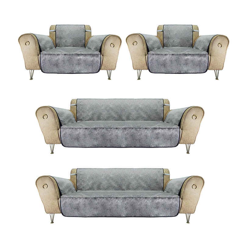 کاور مبلمان 8 نفره چینش مدل FDY3Layer مجموعه 4 عددی