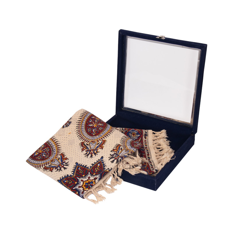 رومیزی قلمکار مدل چاپا کد 03