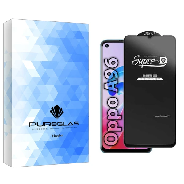محافظ صفحه نمایش پیور گلس مدل NuGlas SuperD مناسب برای گوشی موبایل اوپو A96