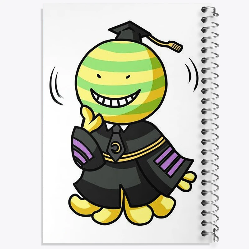 دفتر نت موسیقی 50 برگ خندالو مدل کورو سنسی انیمه کلاس آدمکشی کد 32051