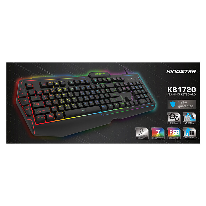 کیبوردمخصوصبازی کینگ استار مدل KB172G