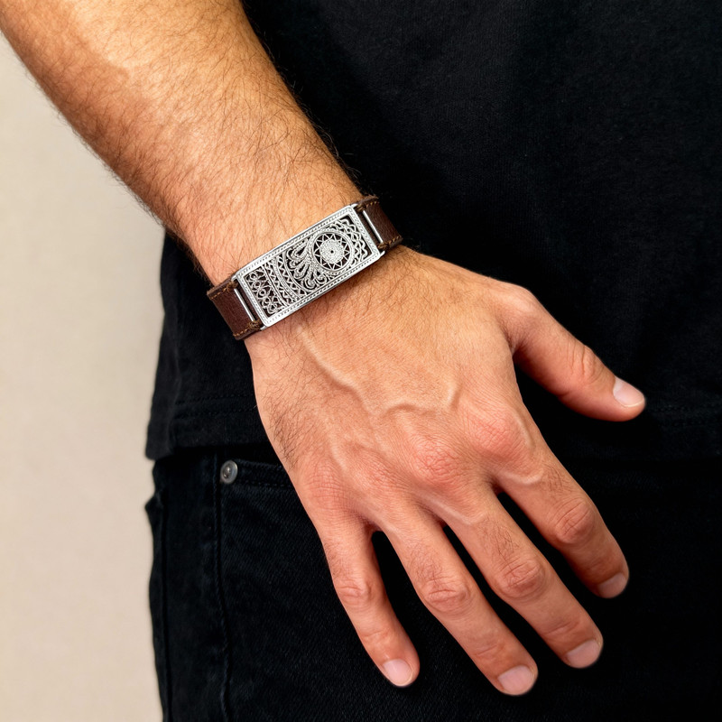 دستبند نقره آرایه مدل آسمان