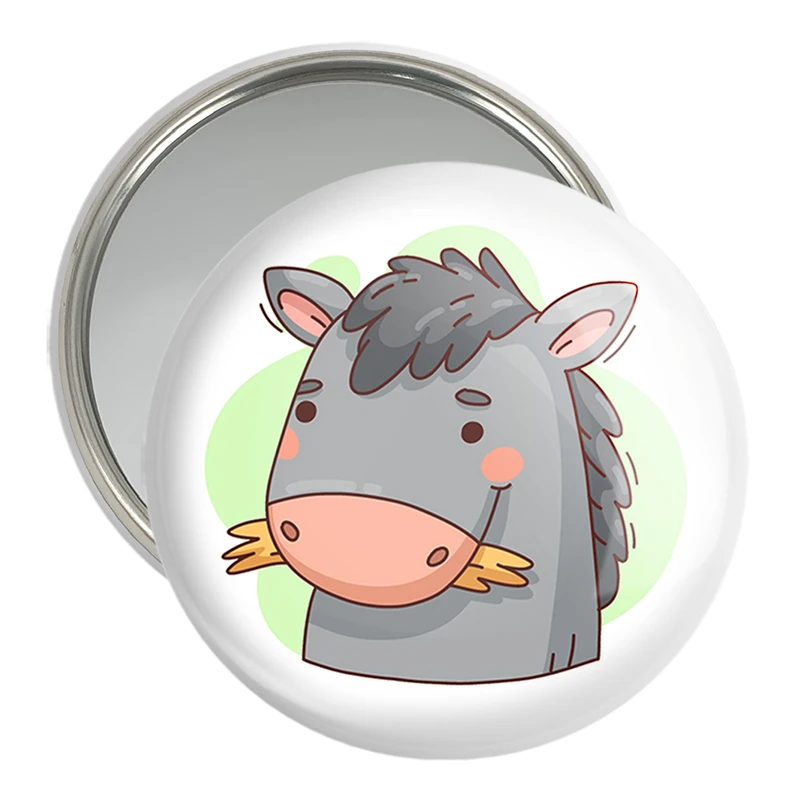 آینه جیبی خندالو مدل الاغ حیوانات بامزه کد 37173