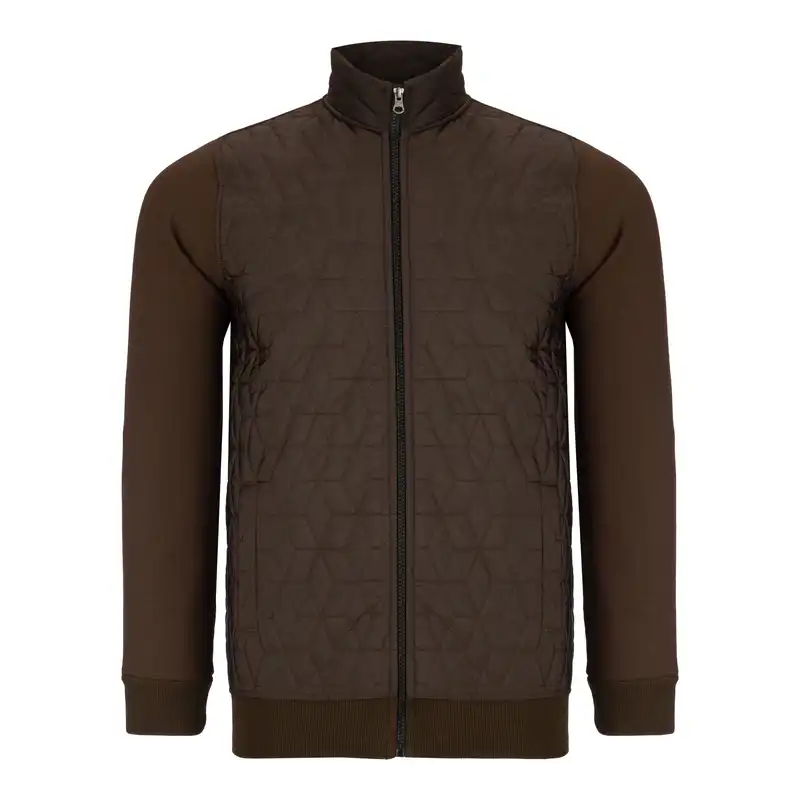 کاپشن مردانه رایکا کد 2267 رنگ قهوه ای