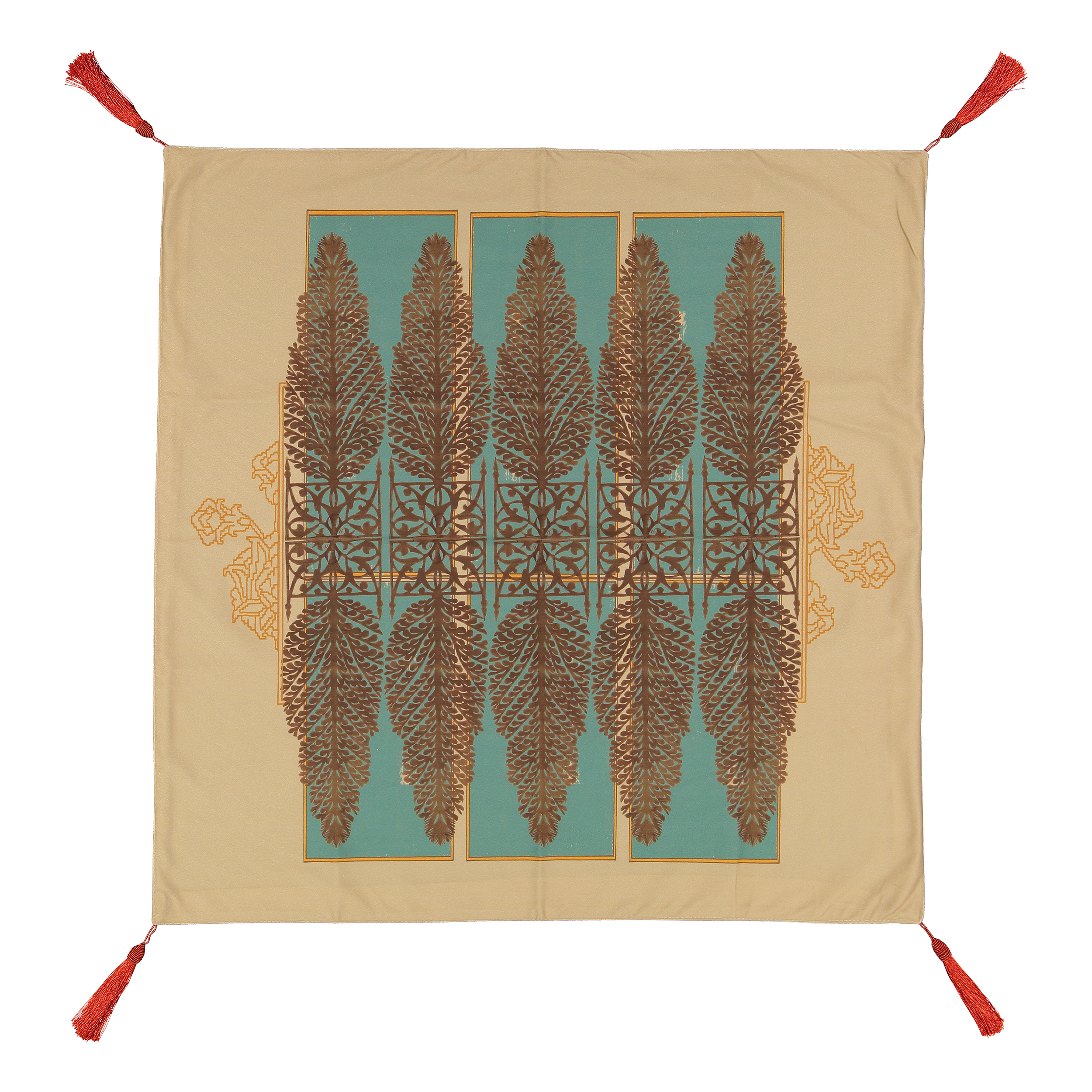 رومیزی مدل کلاسیک مدرن سایز 75x75 سانتی‌متر