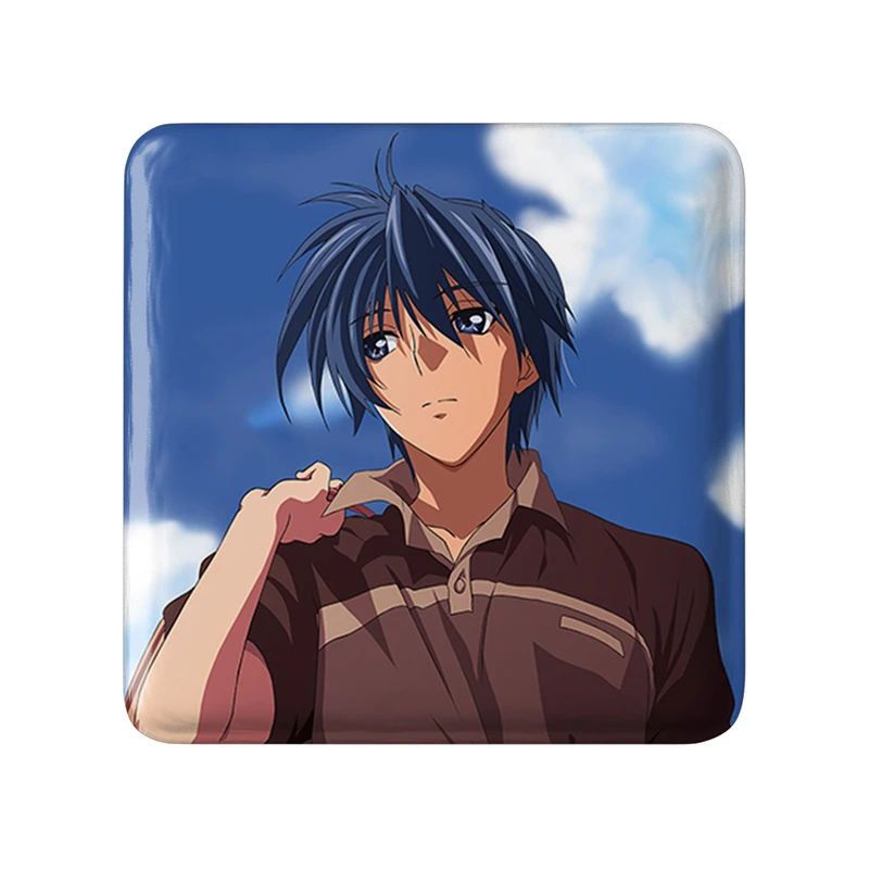 مگنت خندالو طرح یوشینو انیمه کلاناد Clannad  مدل مربعی کد 22409