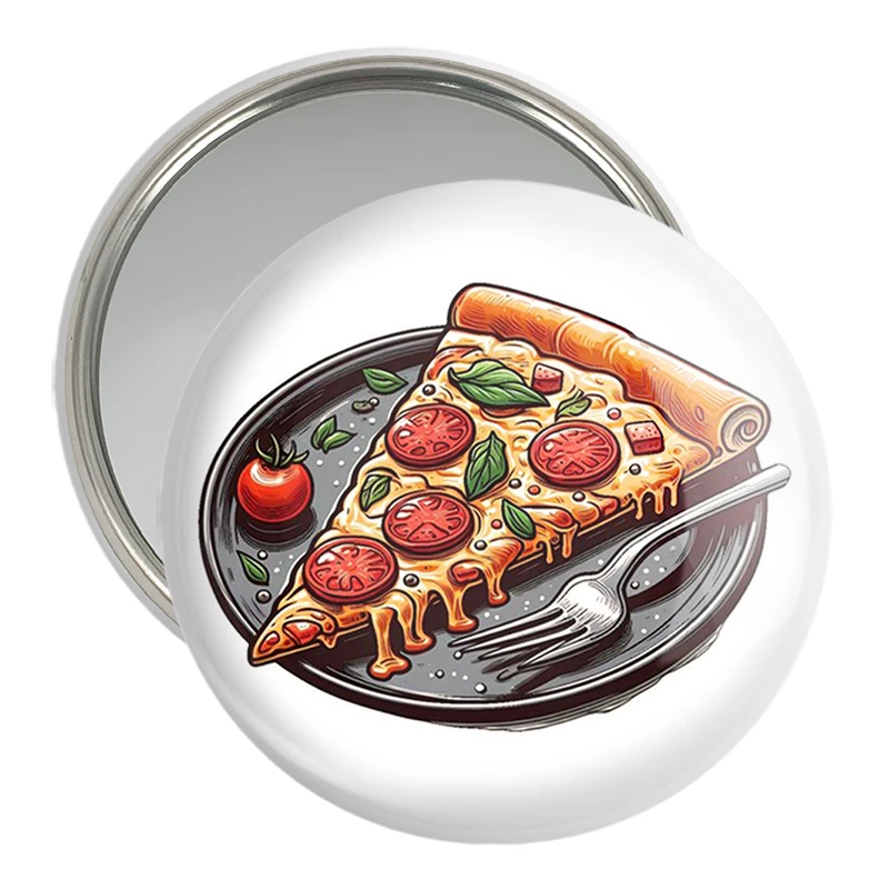 آینه جیبی خندالو مدل پیتزا  Pizza کد 31089
