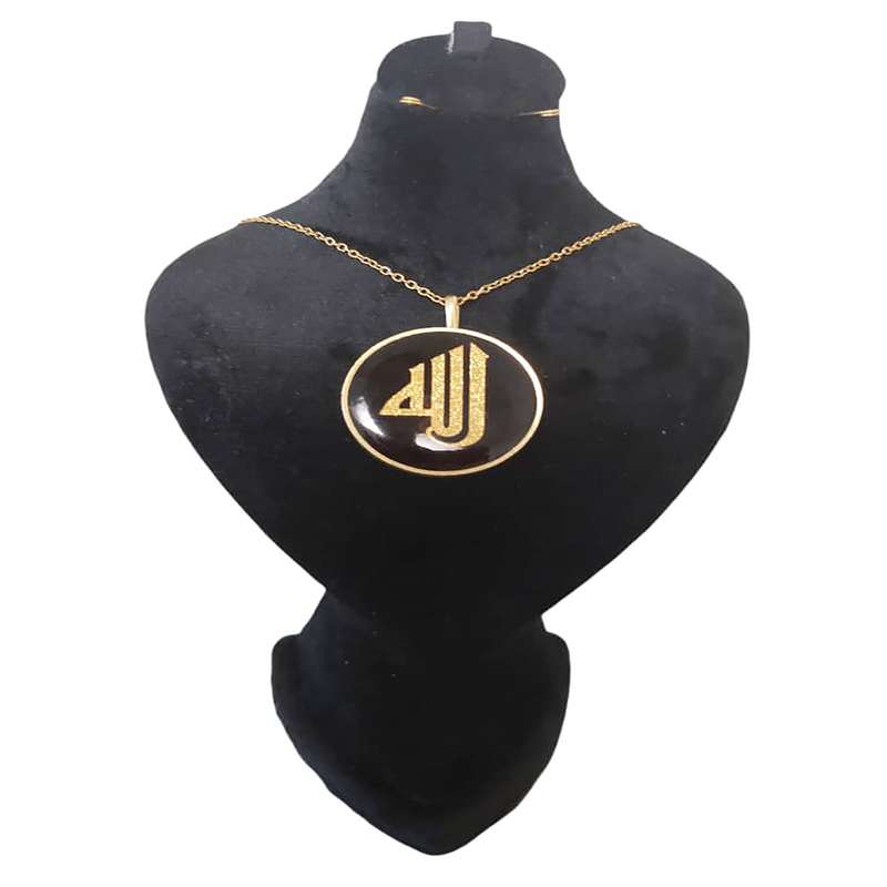 گردنبند زنانه مدل رزینی الله