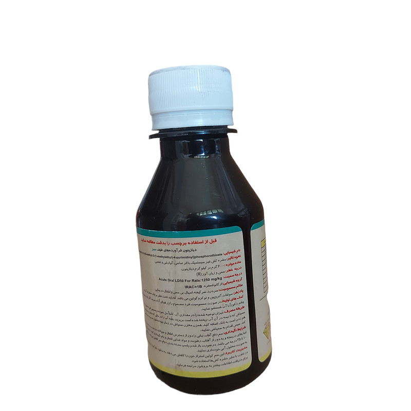 سم حشره کش دیازینون کیمیا گوهر خاک مدل 60% حجم 100 میلی لیتر