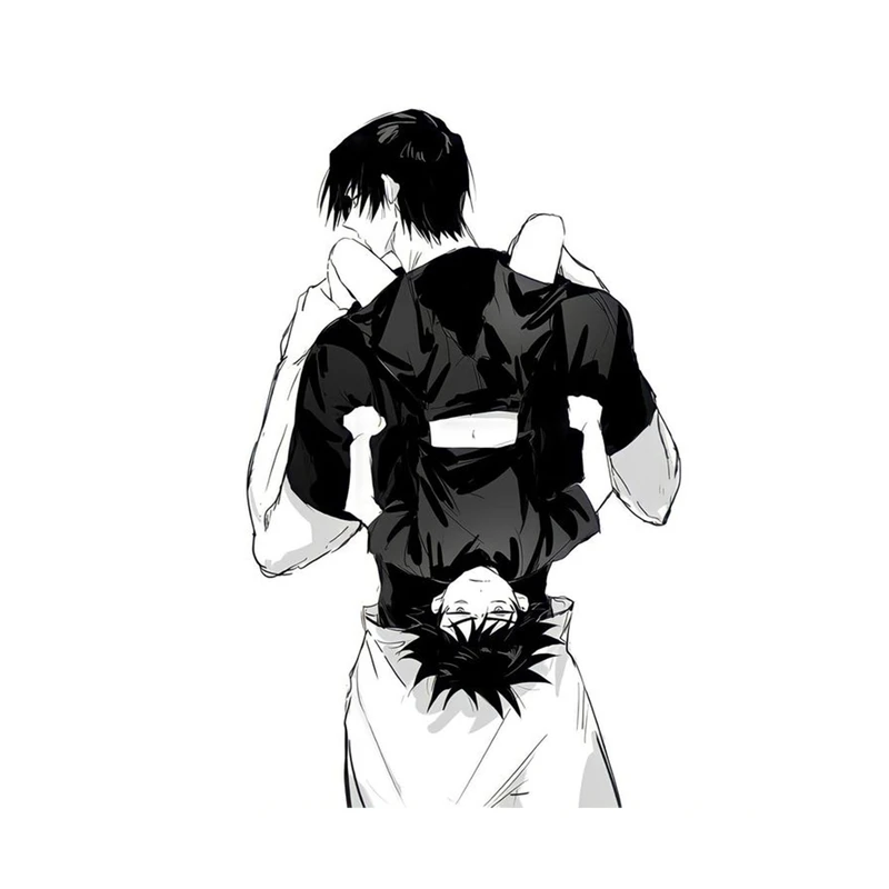 استیکر لپ تاپ و موبایل مدل انیمه طرح جوجوتسو کایسن توجی فوشیگورو Jujutsu Kaisen Toji Fushiguro کد 490