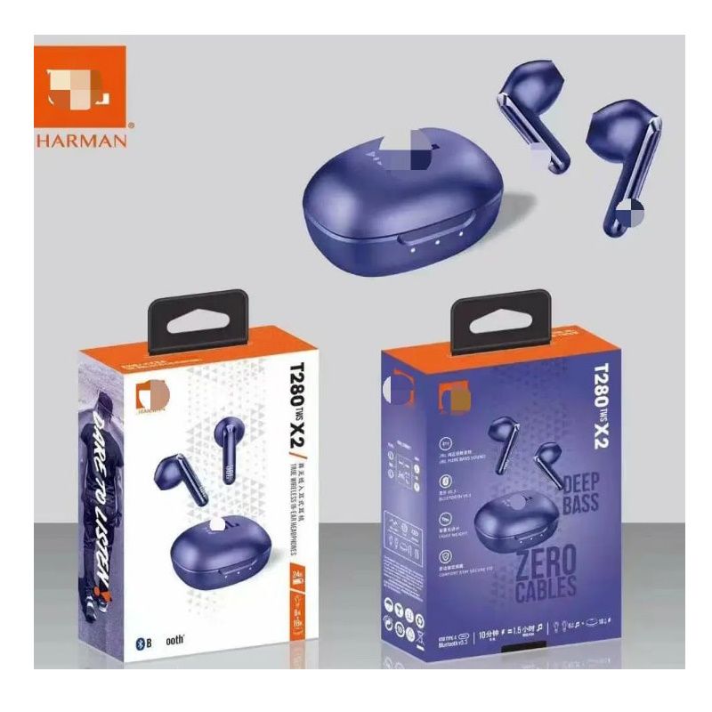 هدفون مخصوص بازی جی بی ال مدل HDT  T280 EARBUDS X2 LOP -  - 7