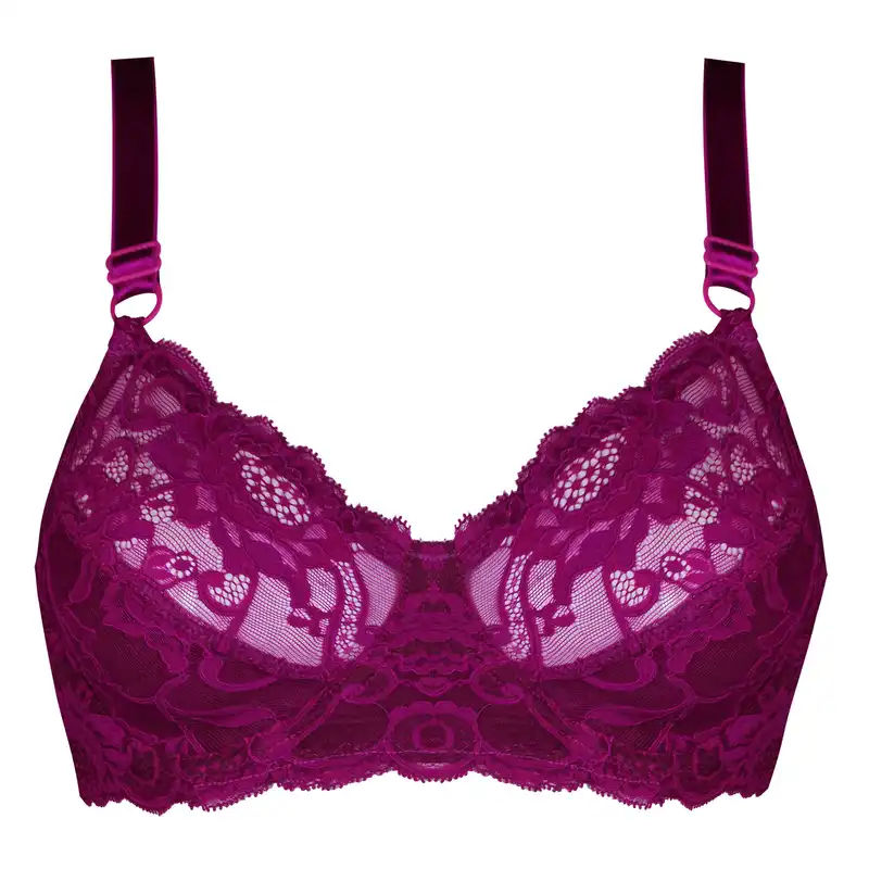 سوتین زنانه کارنا رز مدل فنردار کد MY-3384 رنگ سرخابی