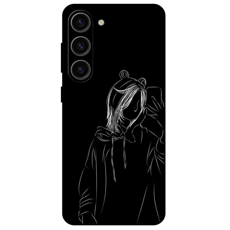 کاور مگافون طرح دخترانه مدل 1841 مناسب برای گوشی موبایل سامسونگ Galaxy S23