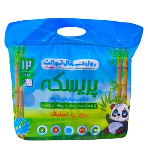 دستمال توالت پریسکه مدل DS بسته 12 عددی