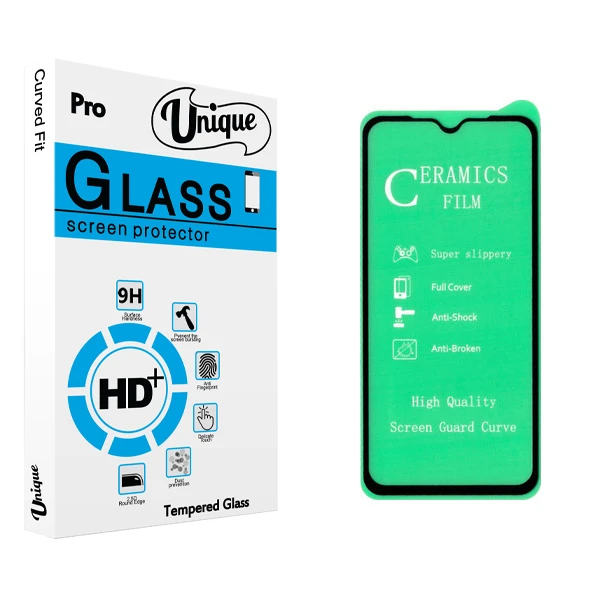 محافظ صفحه نمایش سرامیکی يونيک مدل +Clear مناسب برای گوشی موبایل شیائومی Redmi Note 8 Pro