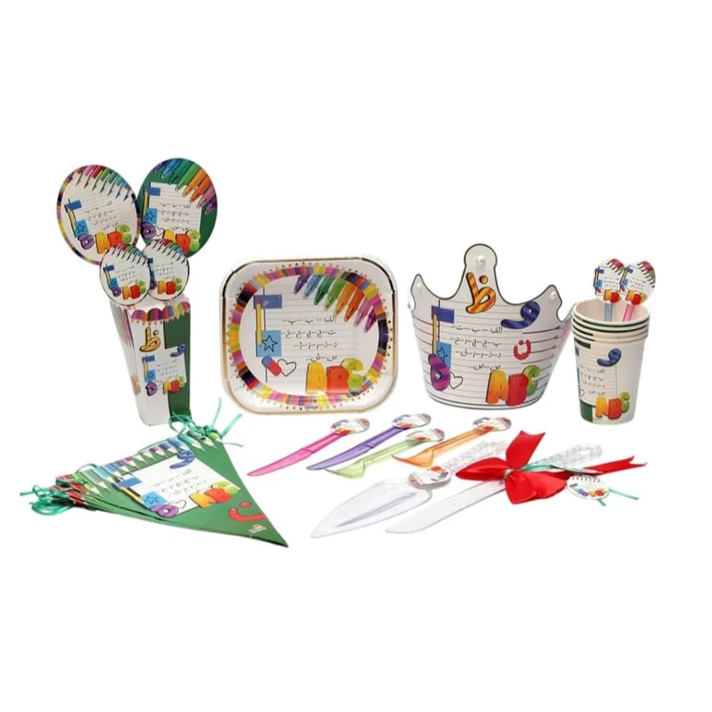 تم طرح جشن الفبا مدل الماس طرح مداد رنگی کد 19 مجموعه 80 عددی