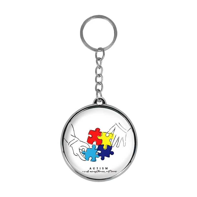 جاکلیدی خندالو طرح اتیسم Autism مدل دوطرفه کد 2672626715