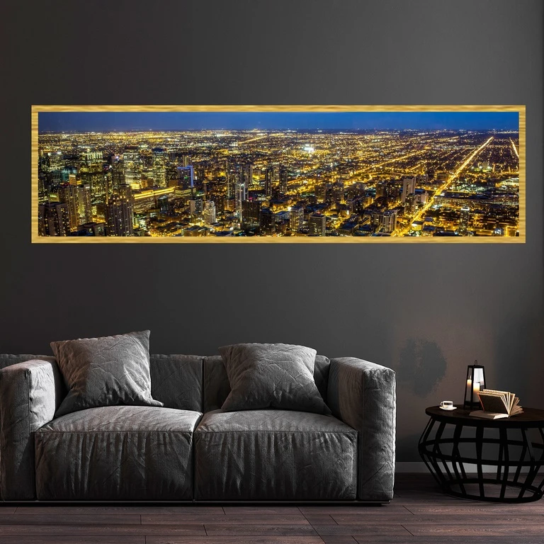 تابلو بکلیت طرح منظره شهری مدل کشیده T-7425