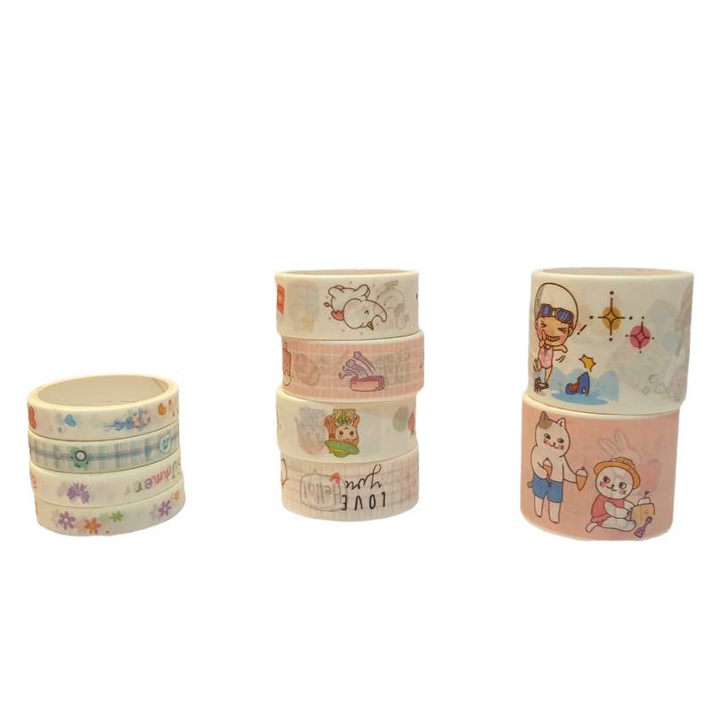 چسب نواری مدل واشی کد 09 عرض 3 سانتی متر بسته 10 عددی