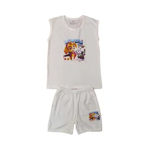 ست تاپ و شلوارک دخترانه مدل لاورز