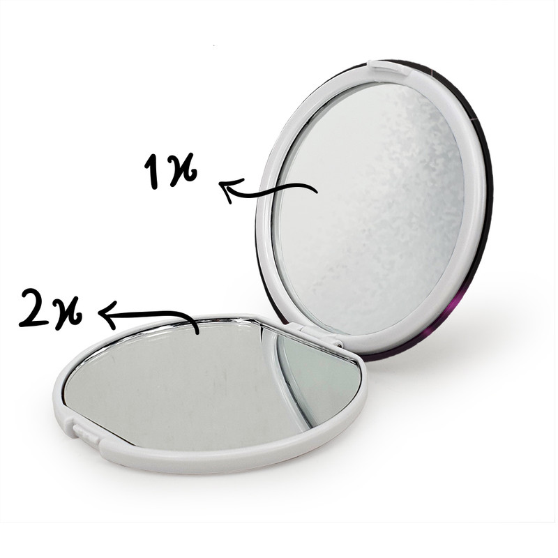 آینه جیبی خندالو طرح دختر کفشدوزکی مدل تاشو کد 25054