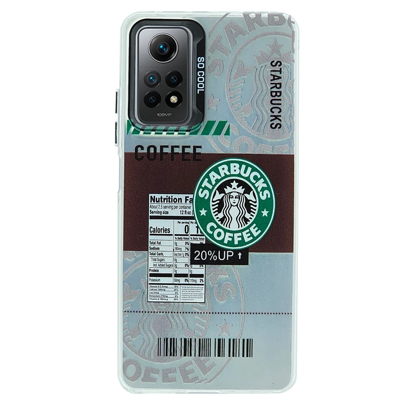 کاور طرح کافی کد 2 مناسب برای گوشی موبایل شیائومی Redmi note11pro / note12pro 4G