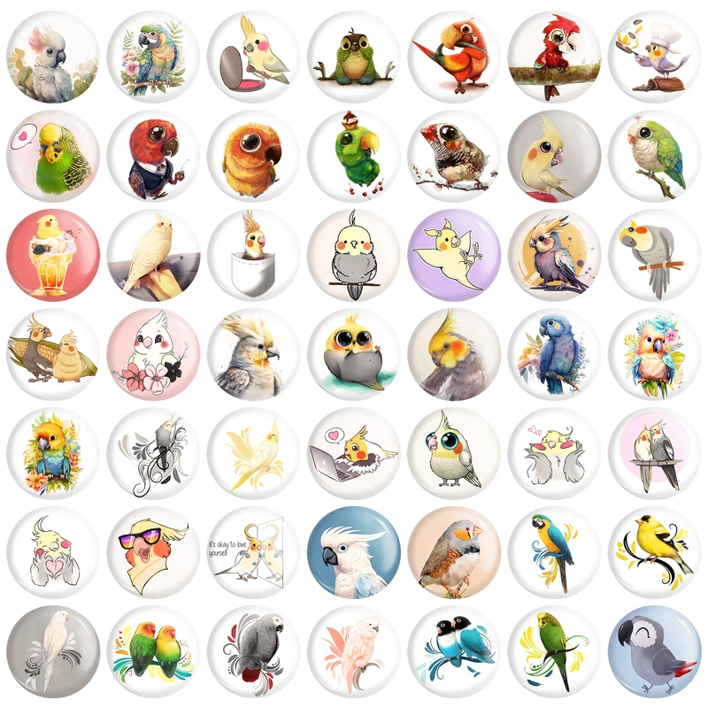 پیکسل خندالو مدل پرندگان زینتی کد 145 مجموعه 49 عددی