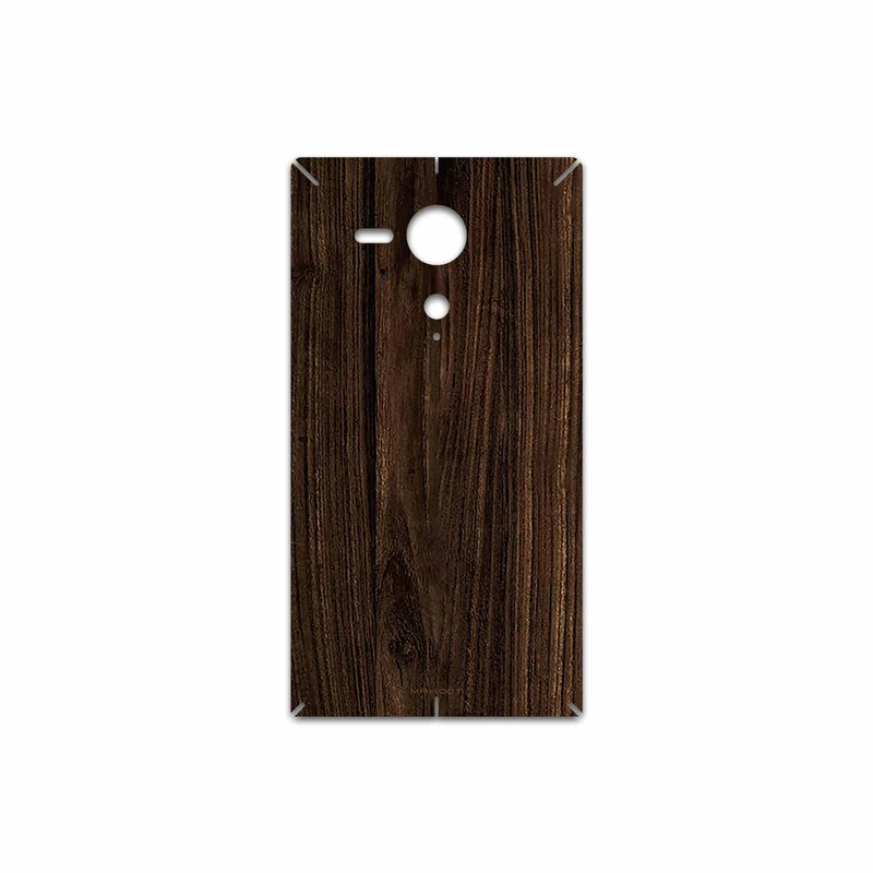 برچسب پوششی ماهوت مدل Dark Walnut Wood مناسب برای گوشی موبایل سونی Xperia SP