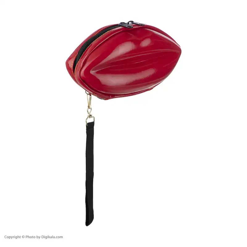 کیف لوازم ارایش زنانه طرح لب مدل lv