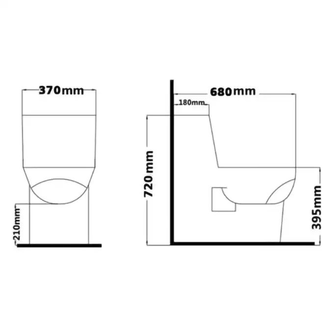 توالت فرنگی کاتیا مدل بلونی