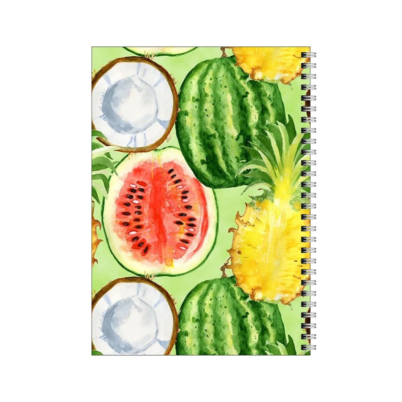 دفتر مشق 50 برگ بامبیلیپ طرح پترن آناناس هندوانه کد 4443176