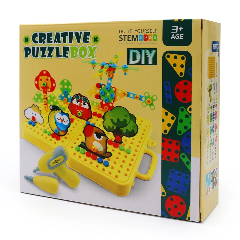 ساختنی 232 تکه مدل پازل دریل دار طرح پرندگان