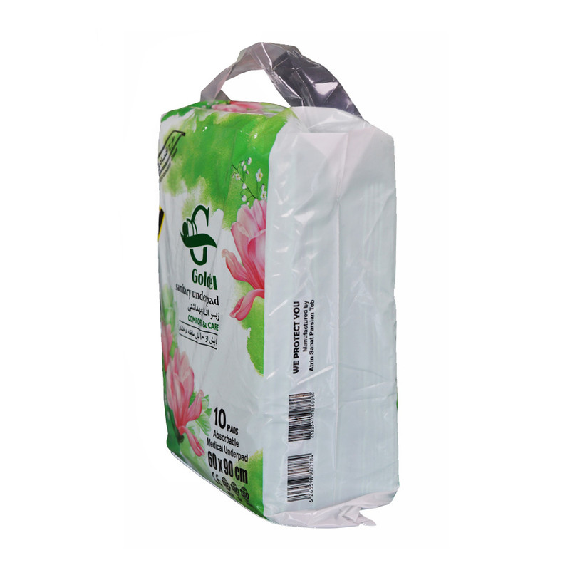 پد زیر انداز بهداشتی گلدل مدل 03 بسته 10 عددی