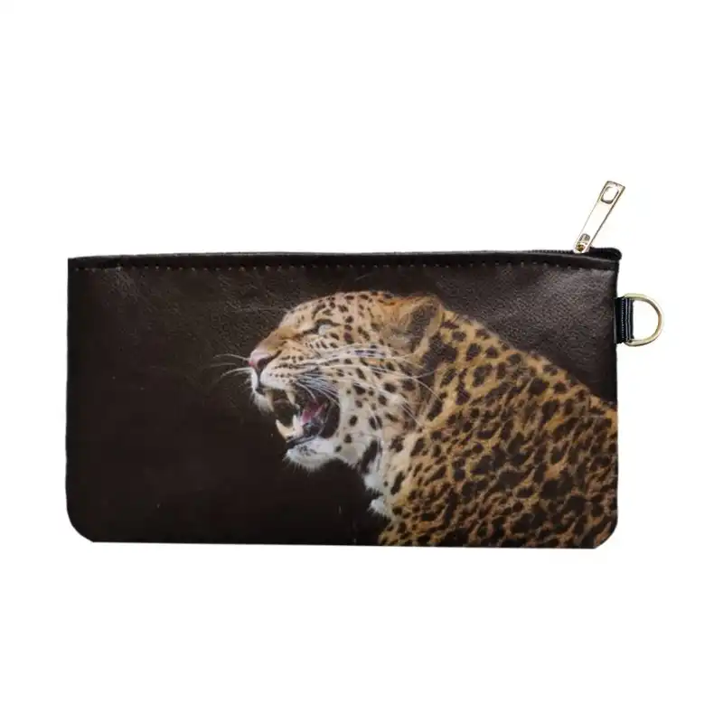 جامدادی پانی پو مدل چرم طرح پلنگ