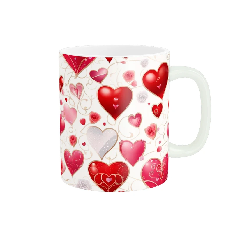 ماگ پاد آفرین طرح قلب کد 947